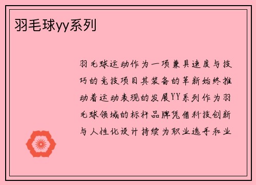 羽毛球yy系列